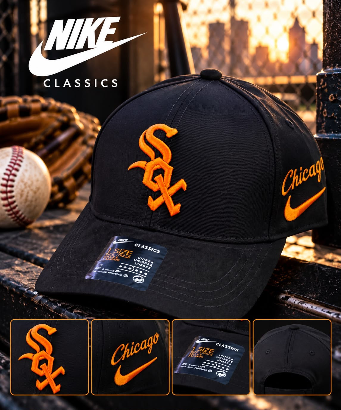 Gorra Beisbolera Chicago White Sox