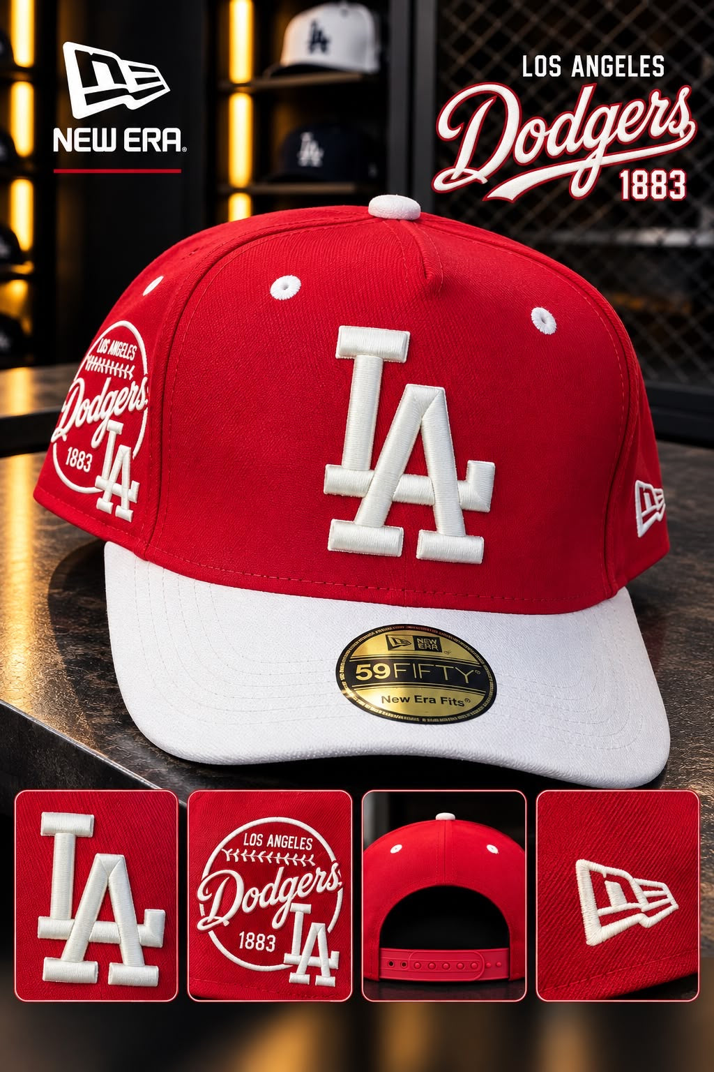 Gorra Beisbolera De Los Ángeles Dodgers LA