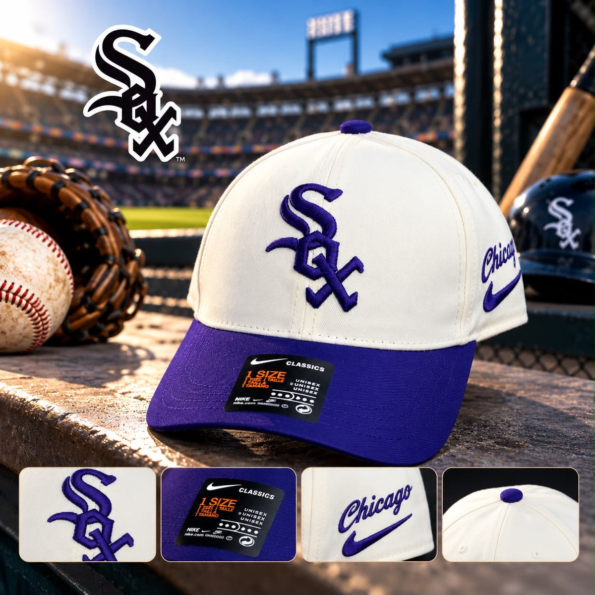 Gorra Beisbolera Chicago White Sox