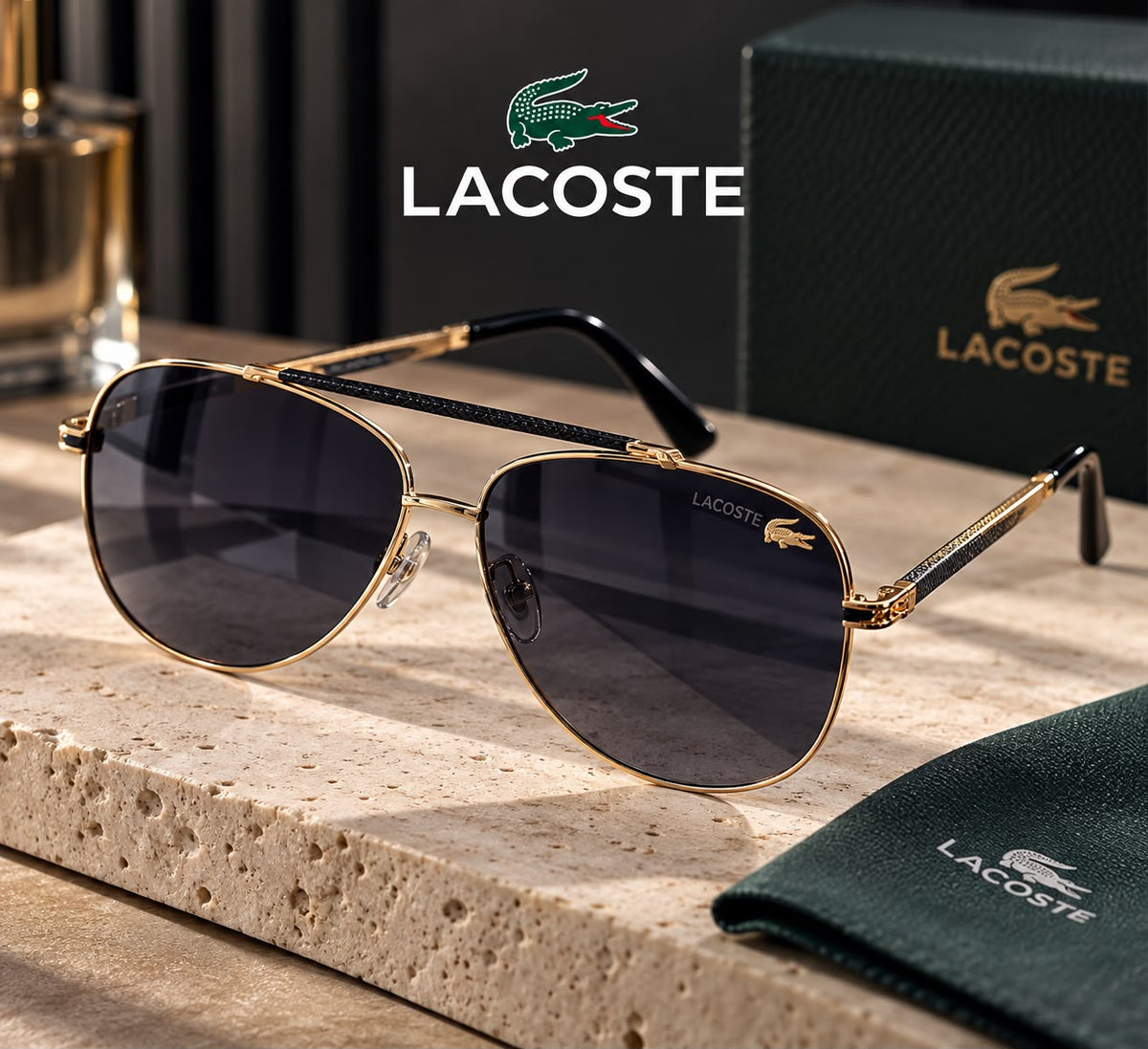 Gafas Aviador Lacoste