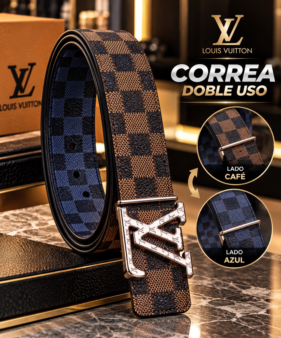 Correa Estilo Louis Vuitton