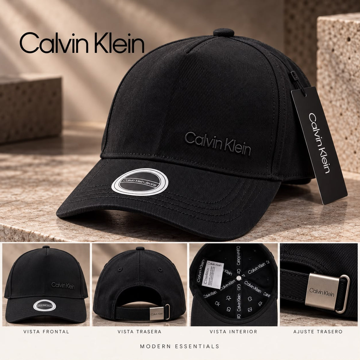 Gorra Calvin Klein – Elegancia y Estilo Minimalista