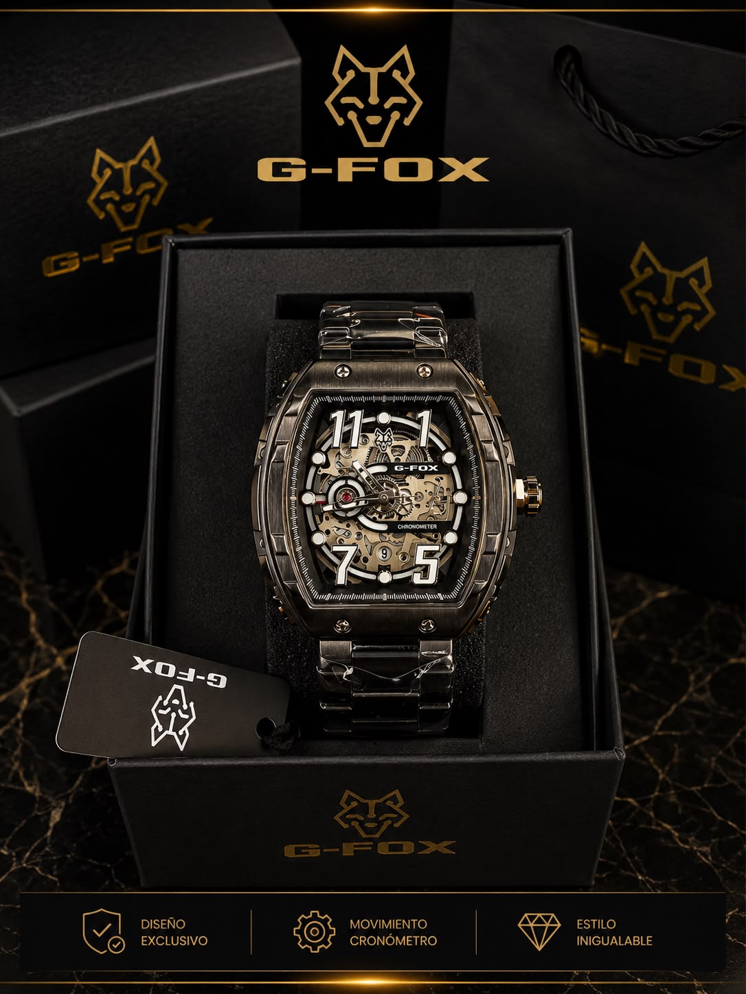 Reloj G-FOX – Elegancia y Estilo Deportivo