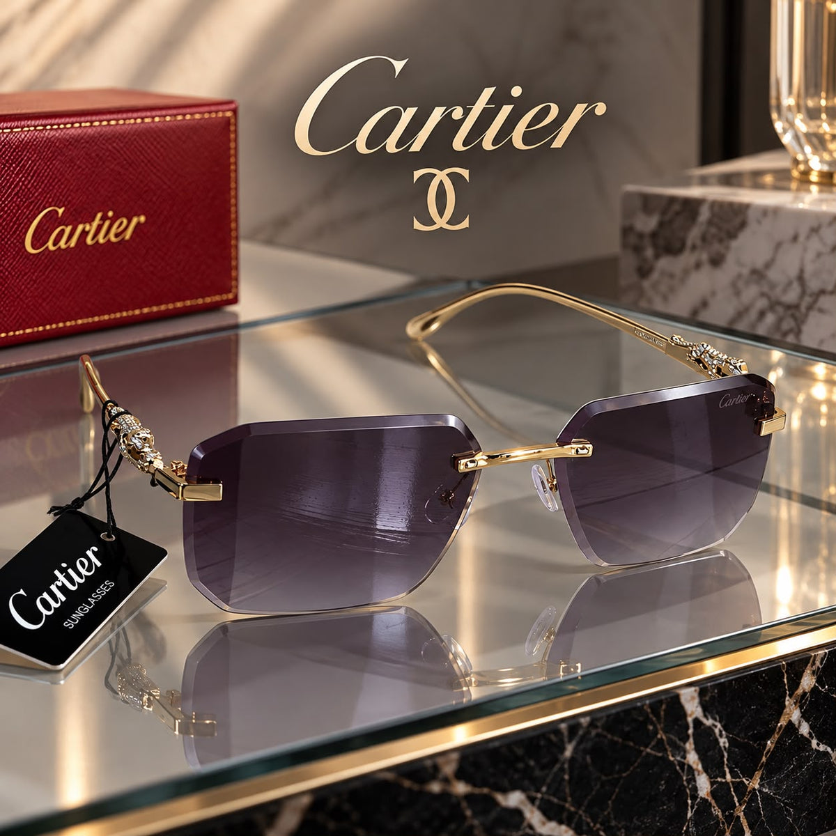 Gafas de Sol Cartier – Elegancia y Exclusividad