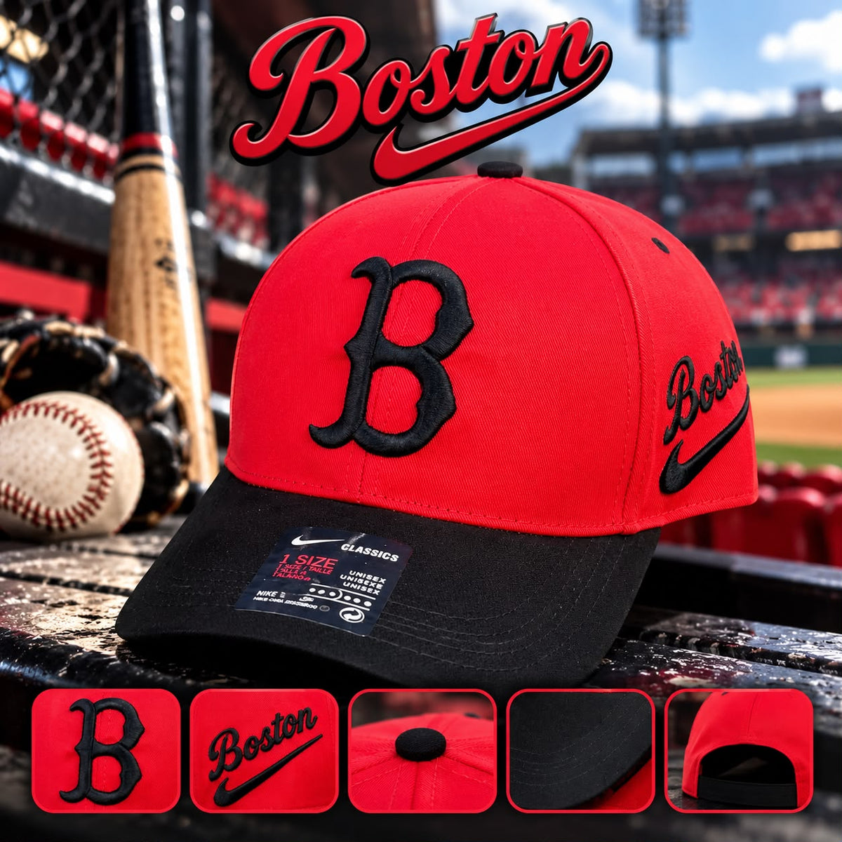 Gorra Beisbolera Boston Red Sox