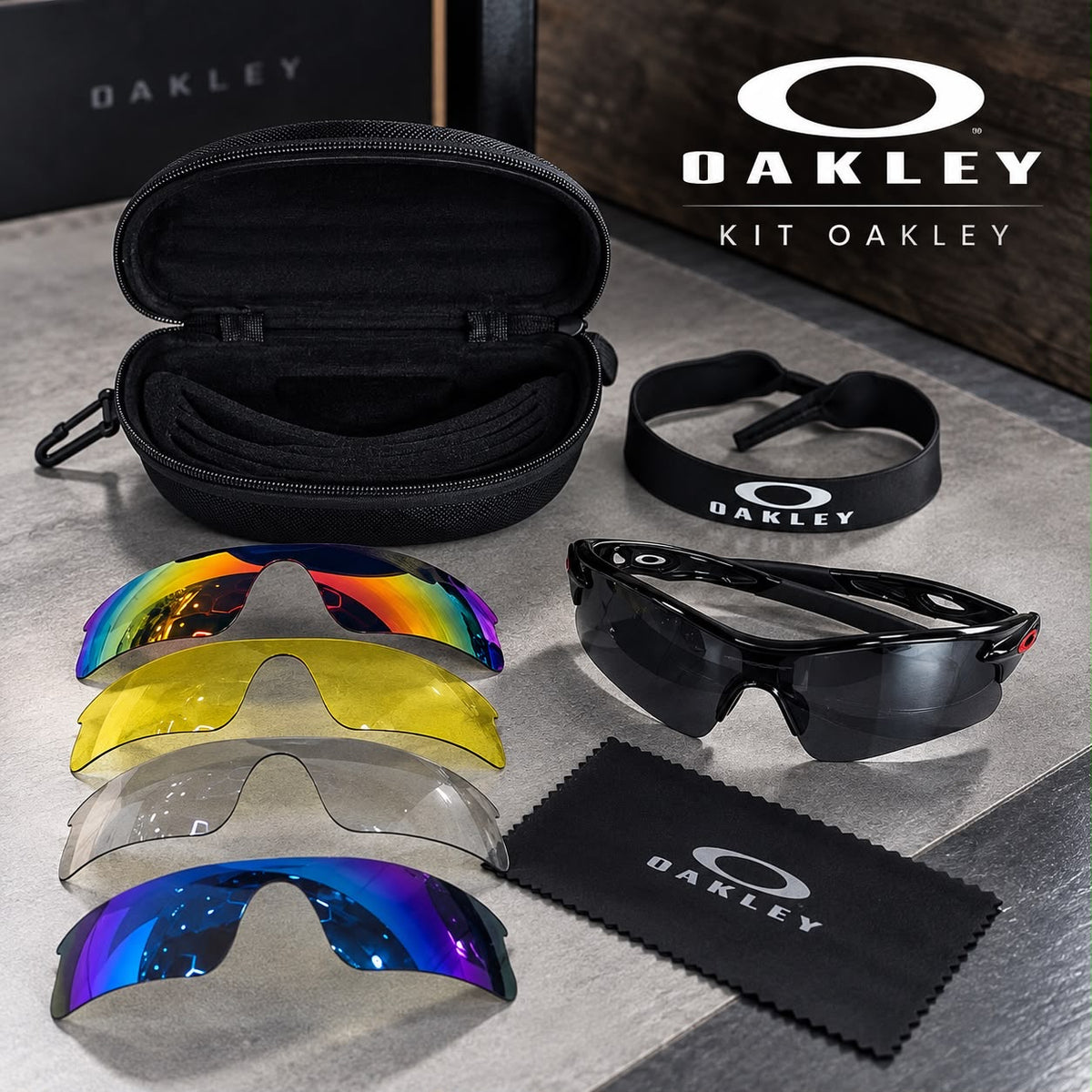 Gafas deportivas Oakley 5 lentes
